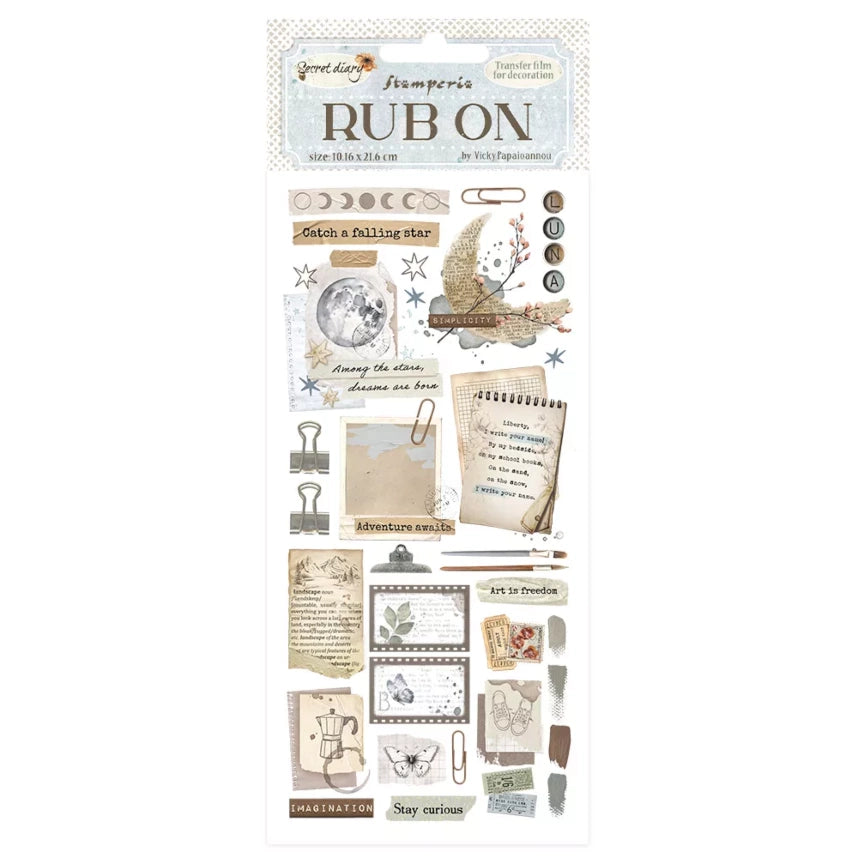 Rubon  Secret Diary Notas Stamperia