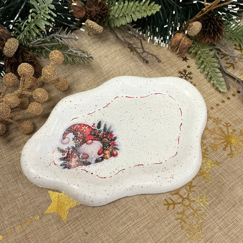 Bandeja Decorada Navideña Artesanal