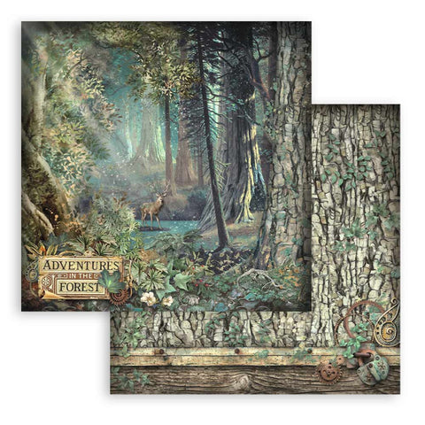 Colección Papeles Scrap Magic Forest Stamperia