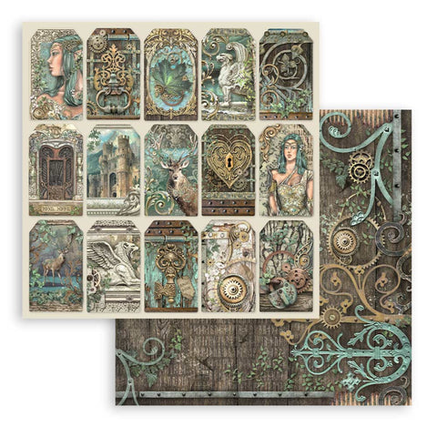 Colección Papeles Scrap Magic Forest Stamperia
