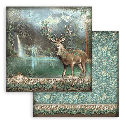 Colección Papeles Scrap Magic Forest Stamperia
