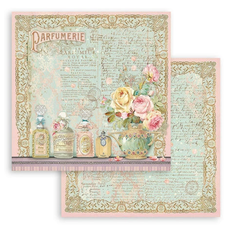 Colección Papeles Scrap Rose Parfum Stamperia