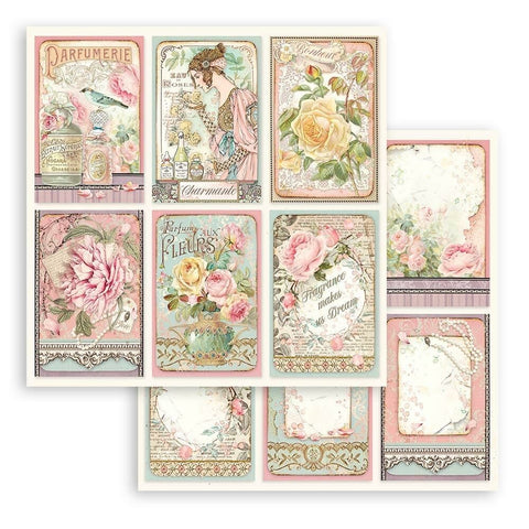 Colección Papeles Scrap Rose Parfum Stamperia