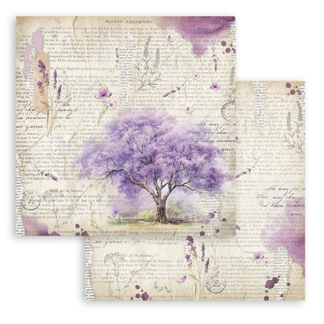 Colección Papeles Scrap Lavender Stamperia