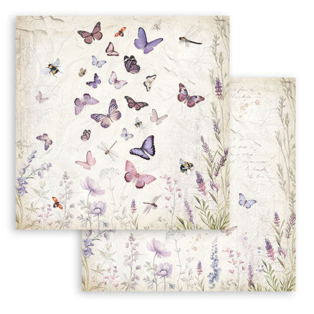 Colección Papeles Scrap Lavender Stamperia