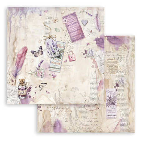 Colección Papeles Scrap Lavender Stamperia