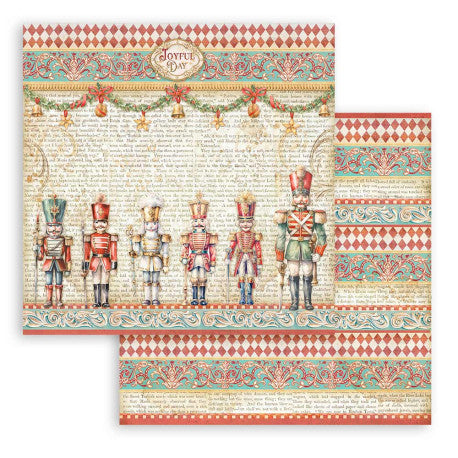 Colección Papeles Scrap Nutcracker Stamperia