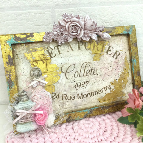 Taller Cuadro Perfumes FERIA Scrap Crea y Decora Viladecans 2023