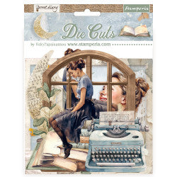 Die-Cuts Secret Diary Stamperia