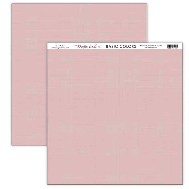 Pack Papel Scrap Liso Textura Tela Rosa Pastel Dayka Trade – Creastu ...