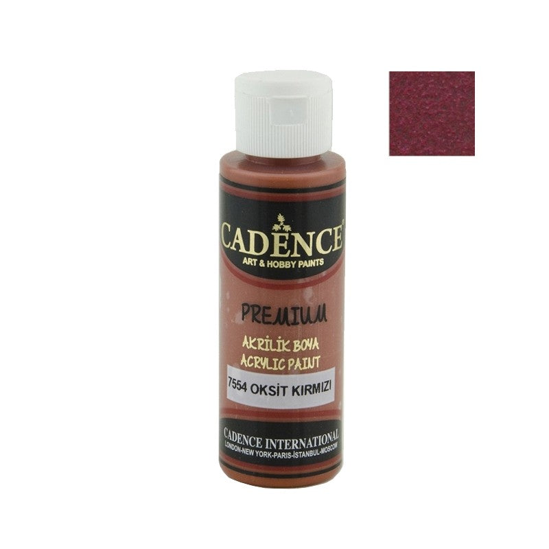 Pintura Acrílica Premium 7554 Rojo Oxidado Cadence