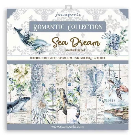 Colección Papeles Scrap Sea Dream Stamperia