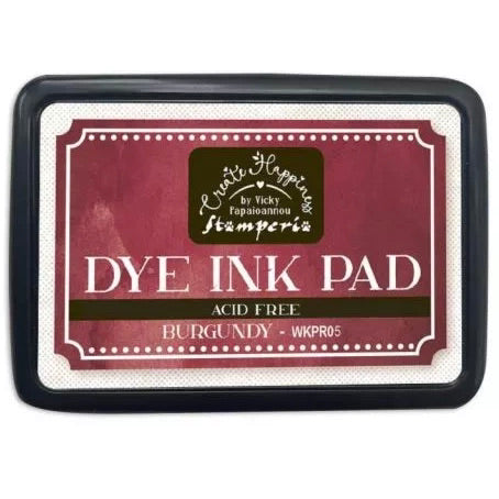Tinta Dye Ink Pad Burgundy Stamperia