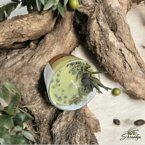 Vela Aromática Cera Soja Mediana RAICES