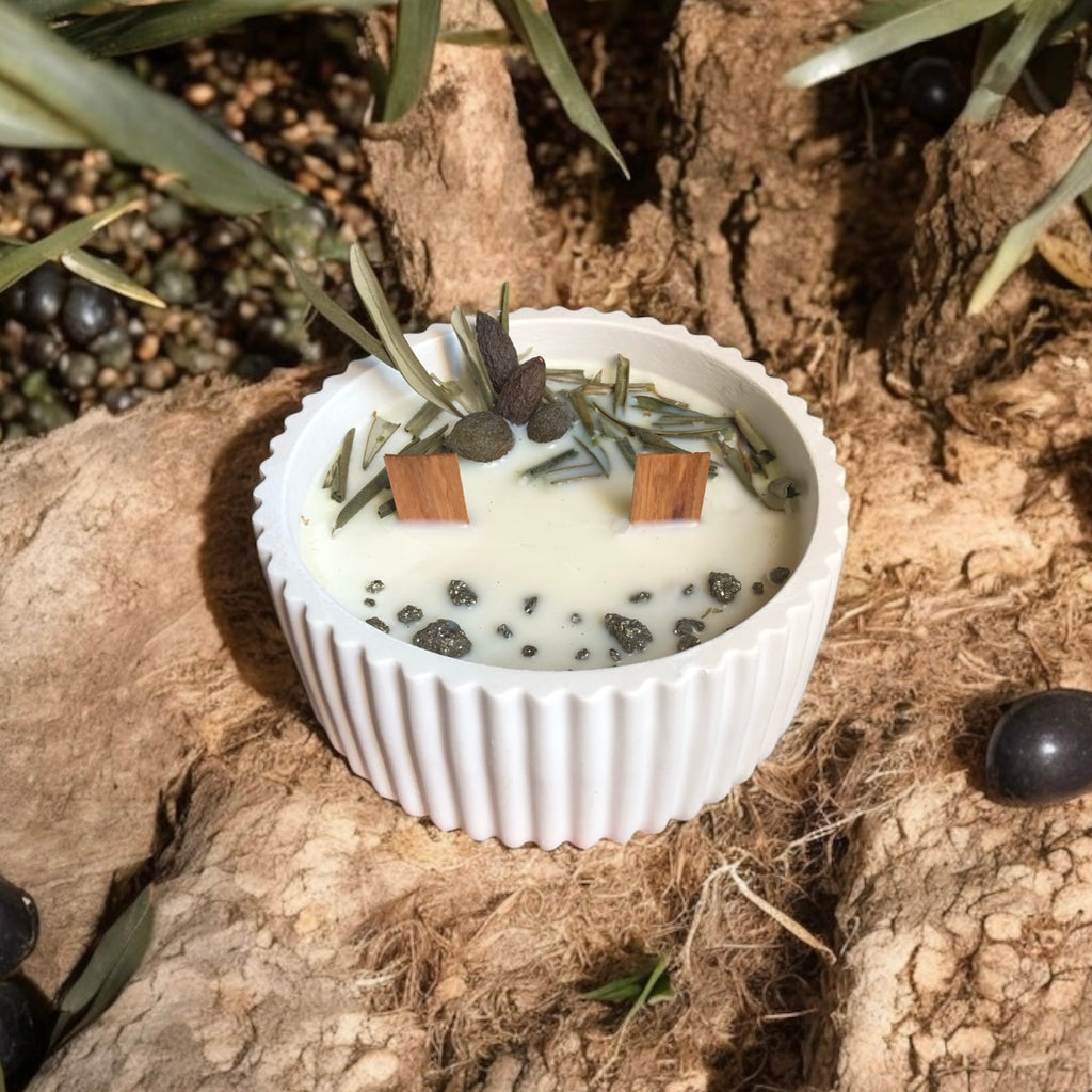 Vela Aromática Cera Soja RAICES En Cuenco