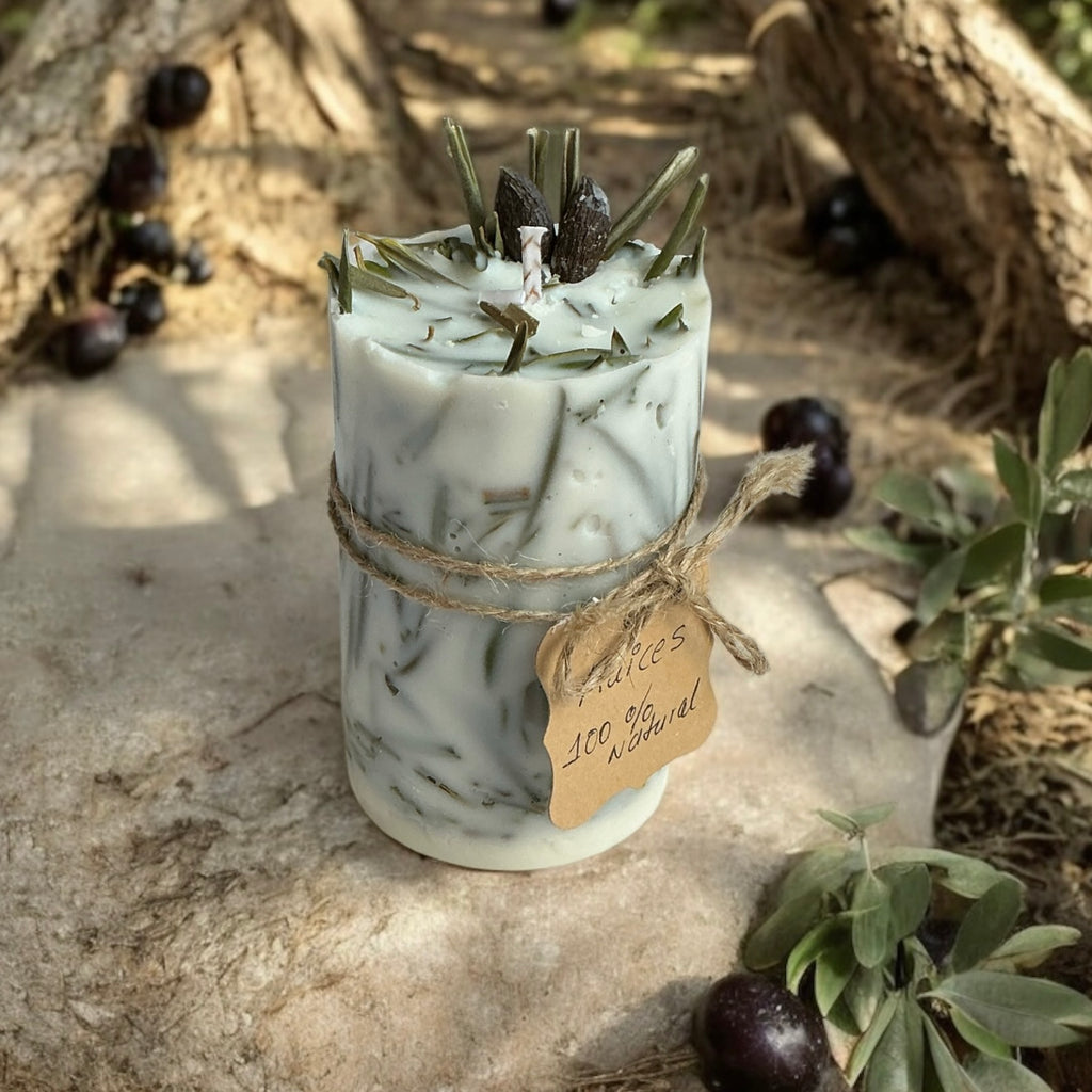 Vela Aromática Cera Soja Botánica RAICES