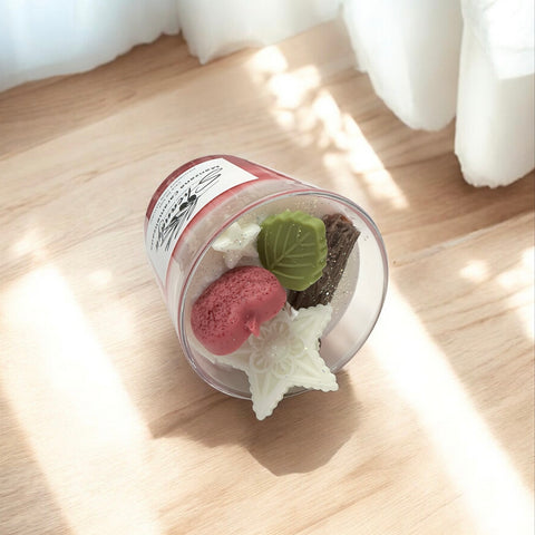 Vela Navidad Aroma 🍎MANZANA CARAMELIZADA Cera de Soja