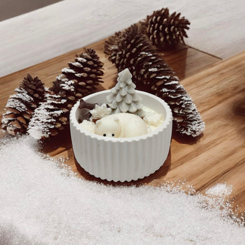 Vela Navidad Aroma🌲BOSQUE INVERNAL Cera de Soja