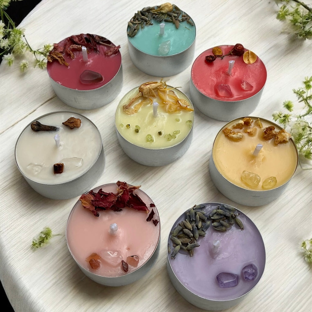 Pack Velas de Té aromáticas Cera Soja Colección BIENESTAR