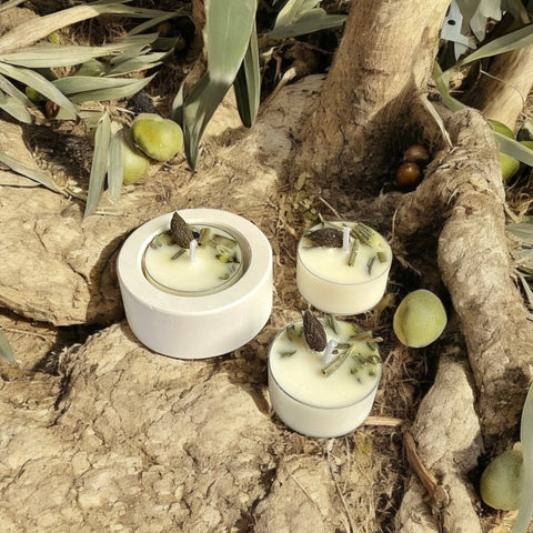 Vela Aromática Cera Soja De Té RAICES