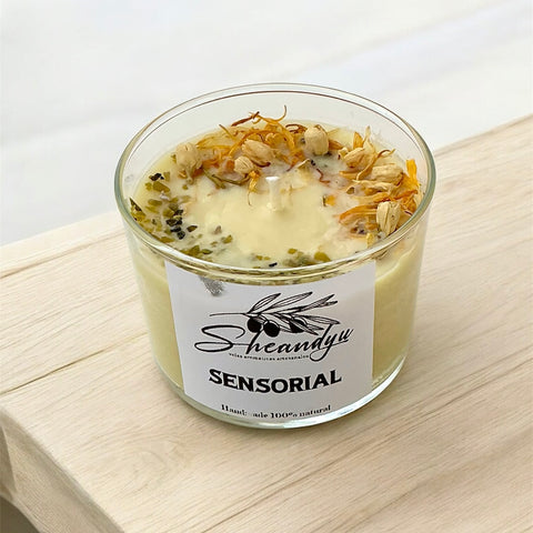 VELA Aromática Cera Soja SENSORIAL