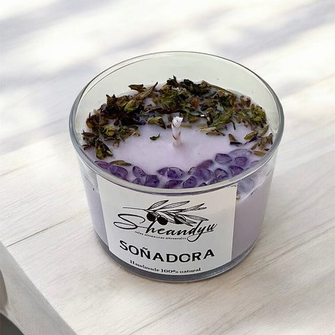 VELA Aromática Cera Soja SOÑADORA