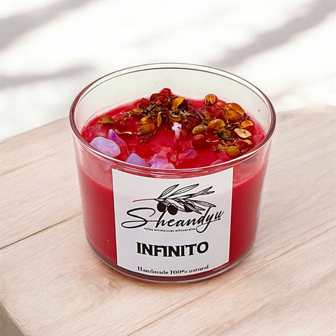 VELA Aromática Cera Soja INFINITO