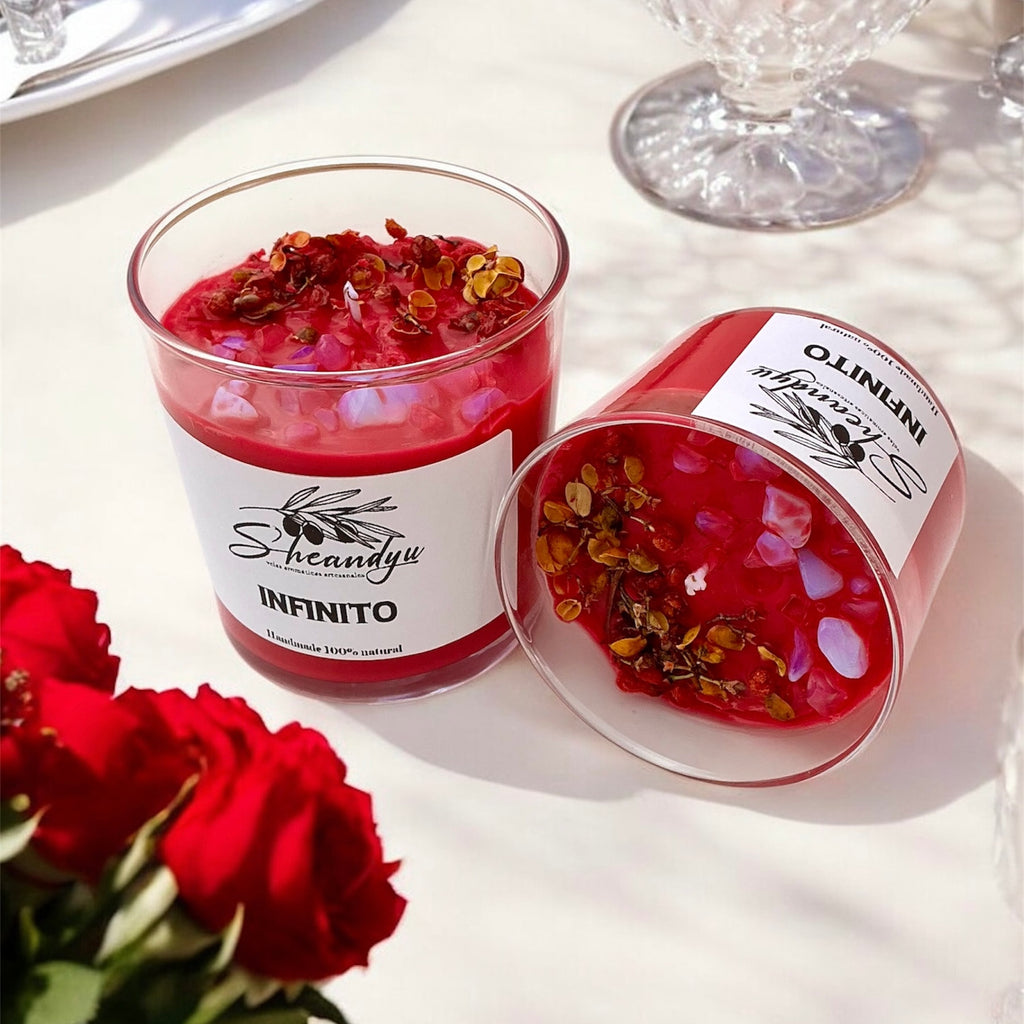 VELA Aromática Cera Soja INFINITO