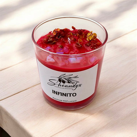 VELA Aromática Cera Soja INFINITO