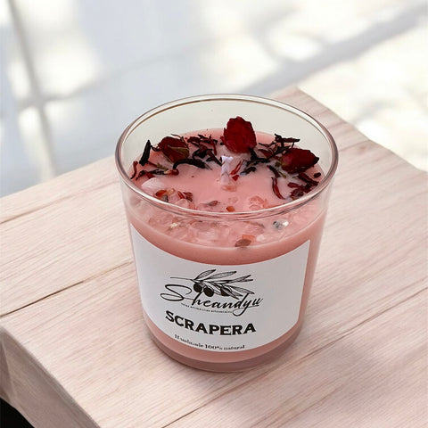 VELA Aromática Cera Soja SCRAPERA