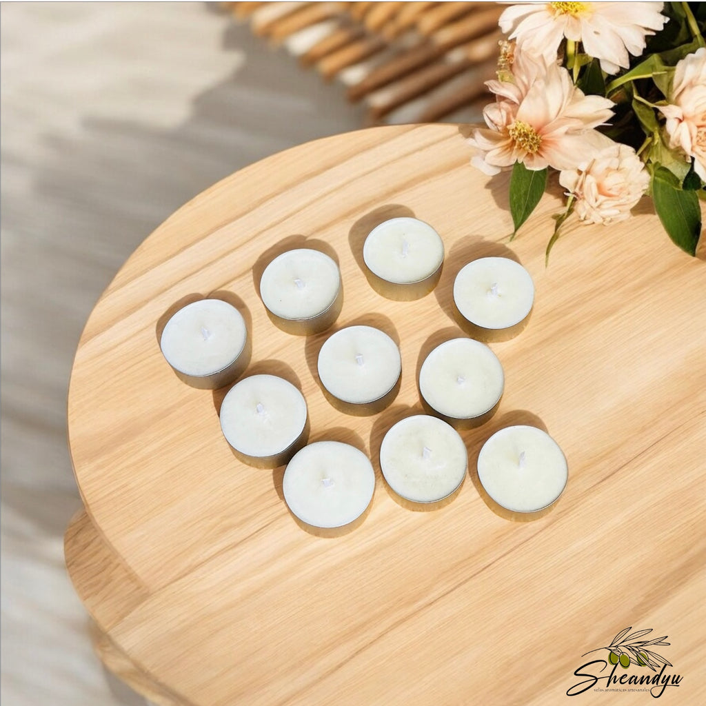 Pack Ahorro Velas de Té Sin Aroma