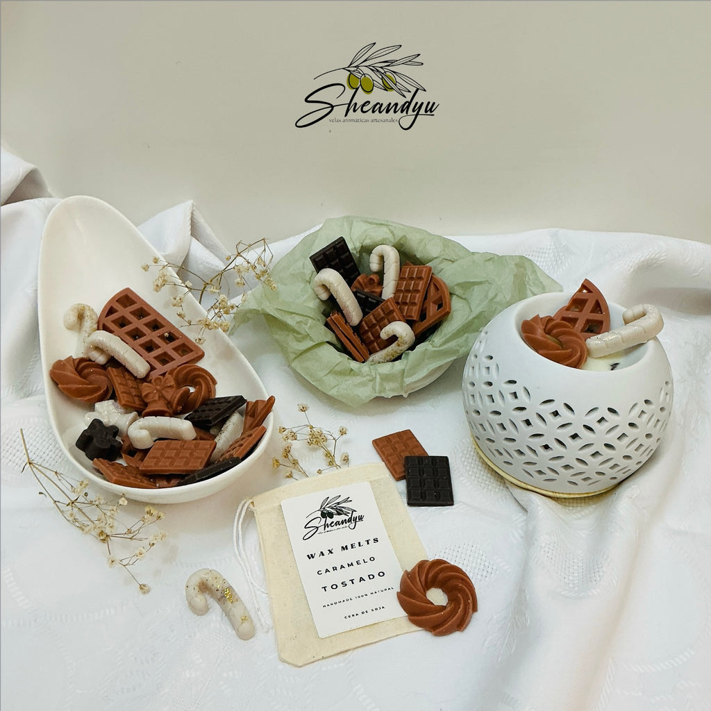 Wax Melts de Navidad Aroma🍬CARAMELO TOSTADO