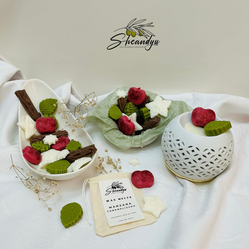 Wax Melts de Navidad Aroma🍎MANZANA CARAMELIZADA