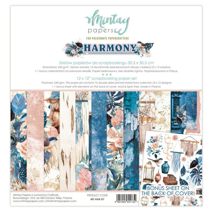 Colección Papeles Scrap “Harmony”