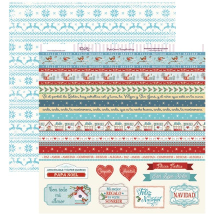 Papel Scrap 175 “Dulce Navidad”