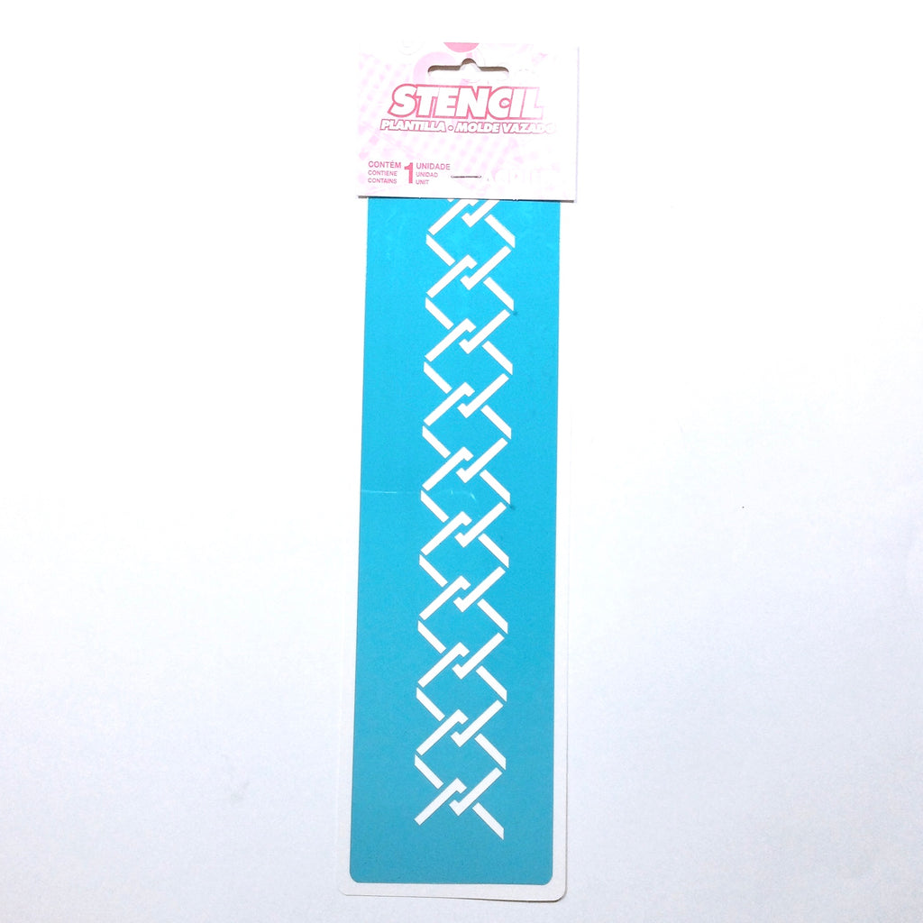 Plantilla Stencil Acrilex Trenza