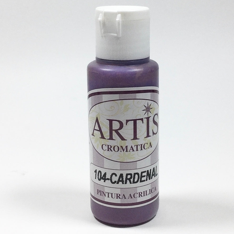 Pintura Acrílica Artis Cardenal 60 ml