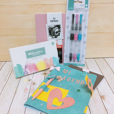 Kit Acuarelas Artis Decor + REGALO agenda ecopiel