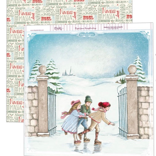 Papel Scrap 220 “Navidad 2017”