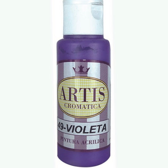 Pintura Acrílica Artis Violeta 60 ml