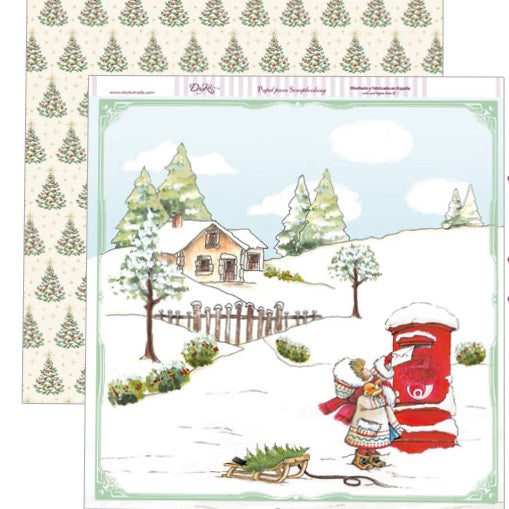 Papel Scrap 225 “Navidad 2017”