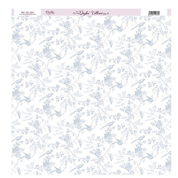 Papel Vellum Ramas Y Aves Dayka Trade