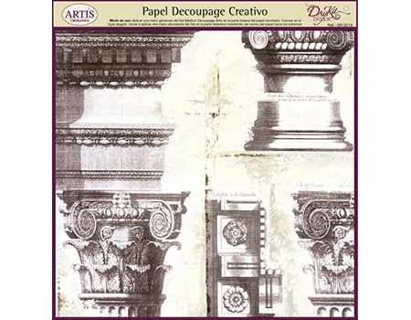 Papel Decoupage Columnas Romanas