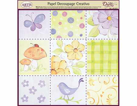 Papel Decoupage Patchwork Infantil