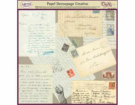 Papel Decoupage Cartas