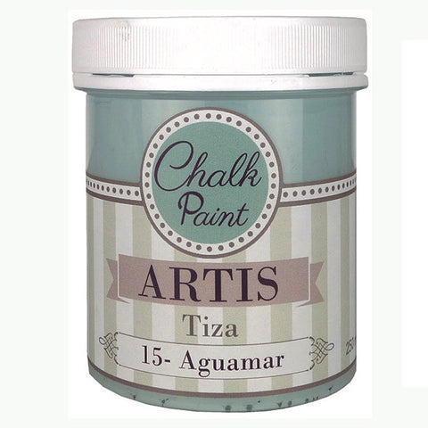 Pintura Tiza Chalk Paint Artis Aguamar 250 ml