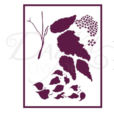 Plantilla Stencil A4 Art Lilas