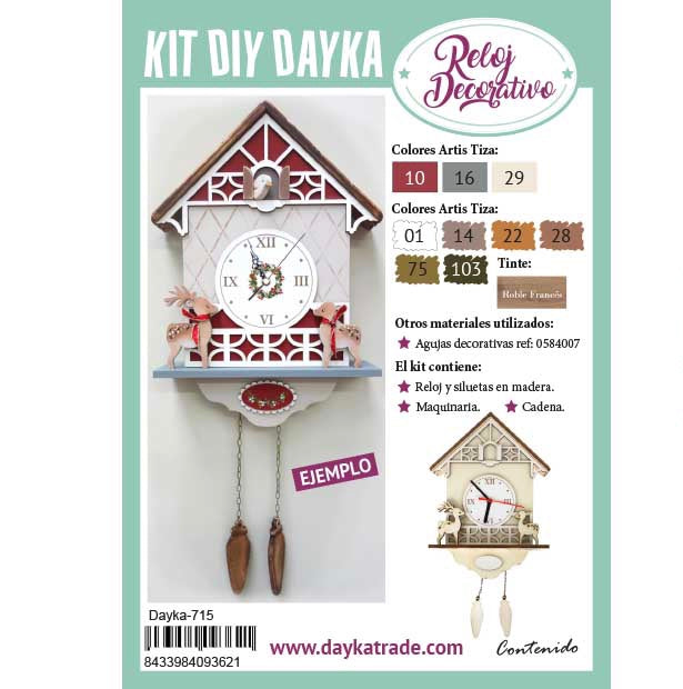 Kit Diy Reloj Cucú Dayka