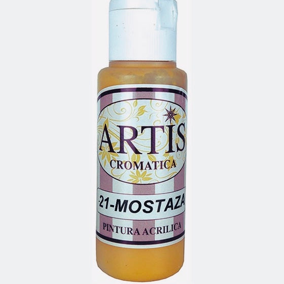 Pintura Acrílica Artis Mostaza 60 ml