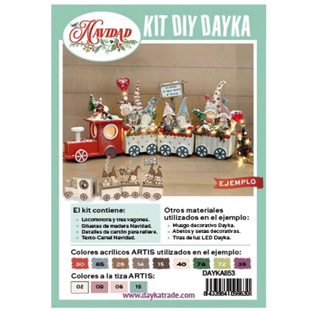 Kit Diy Tren Con Gnomos